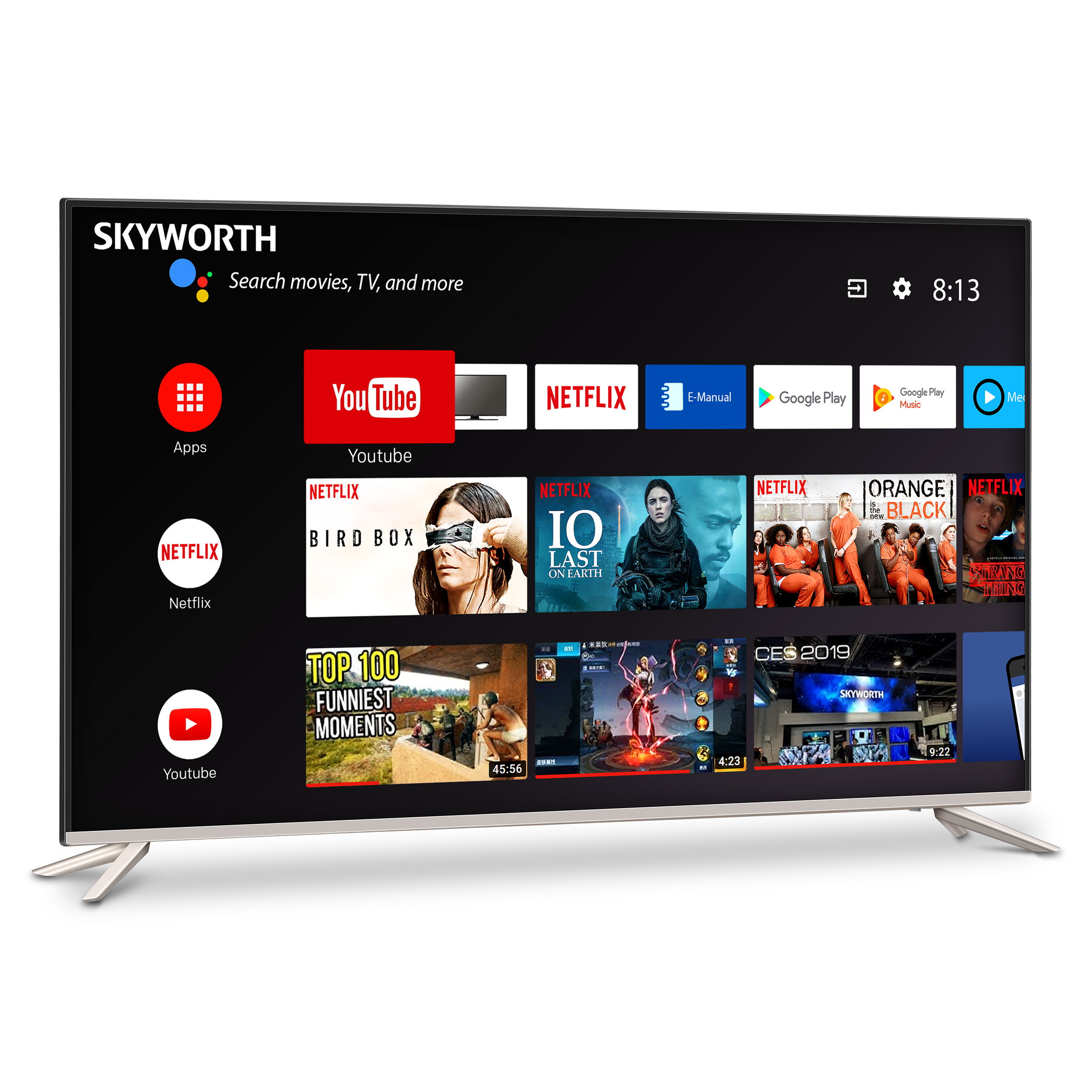 Smart TV Skyworth 50 4K LED HD Android TV